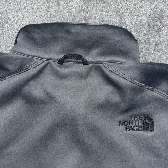 THE NORTH FACE TNF Apex Full Zipper Insert Lining Poly Jacket Grey Gray Soft M - Picture 9 of 9